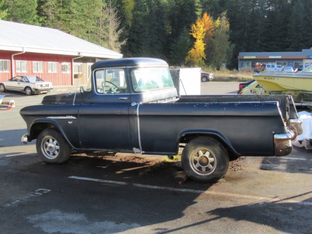 1955 Blue (White) Chevrolet Other Pickups Standard Cab Pickup