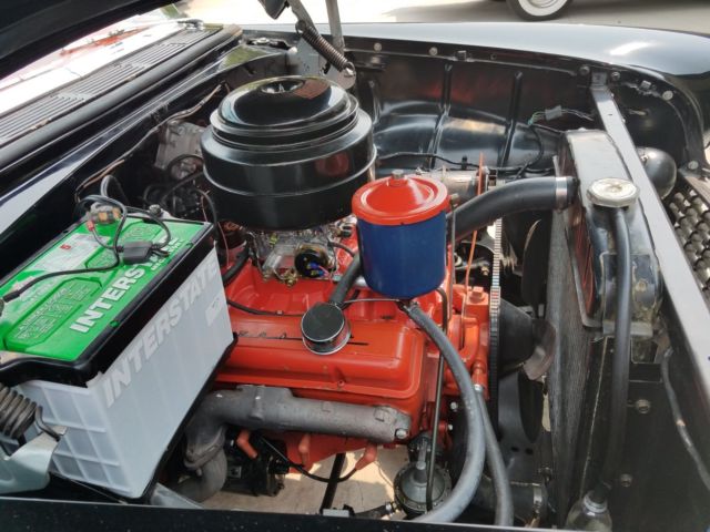 1955 Black Chevrolet Bel Air/150/210 Convertible