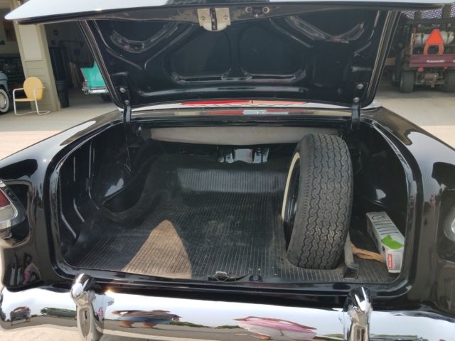 1955 Black Chevrolet Bel Air/150/210 Convertible