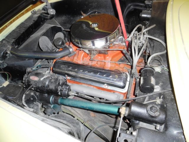 1955 harvest gold Chevrolet Corvette Convertible