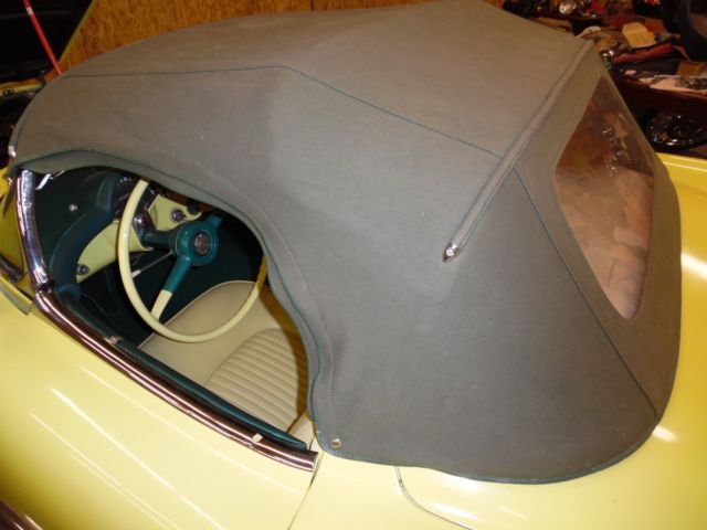 1955 harvest gold Chevrolet Corvette Convertible
