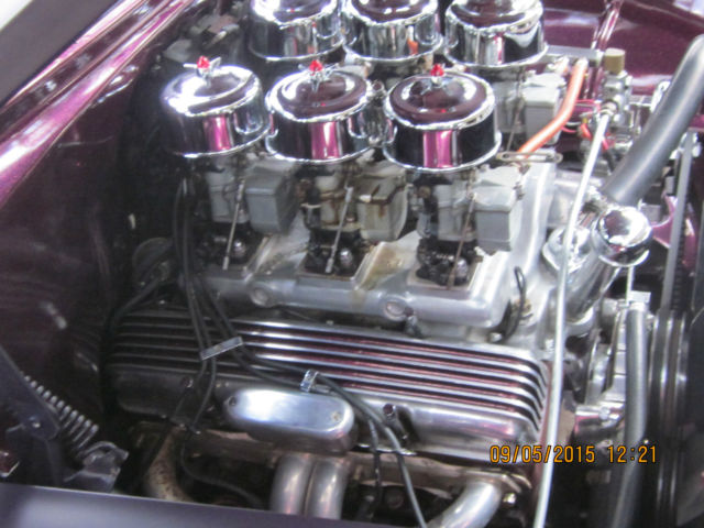 1955 Purple Chevrolet Bel Air/150/210 Wagon