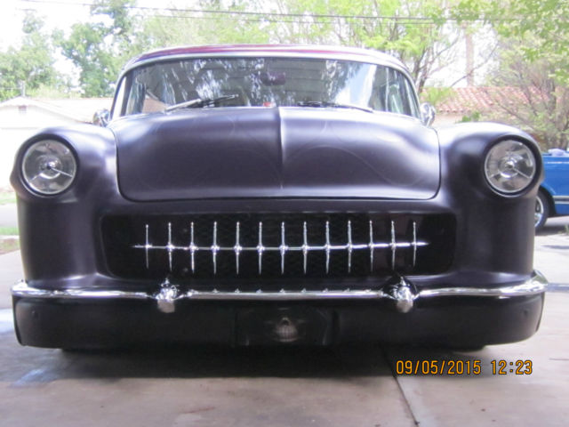 1955 Purple Chevrolet Bel Air/150/210 Wagon