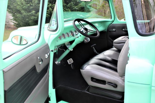 1955 SURF GREEN Chevrolet Other Pickups BIG BACK WINDOW CAB