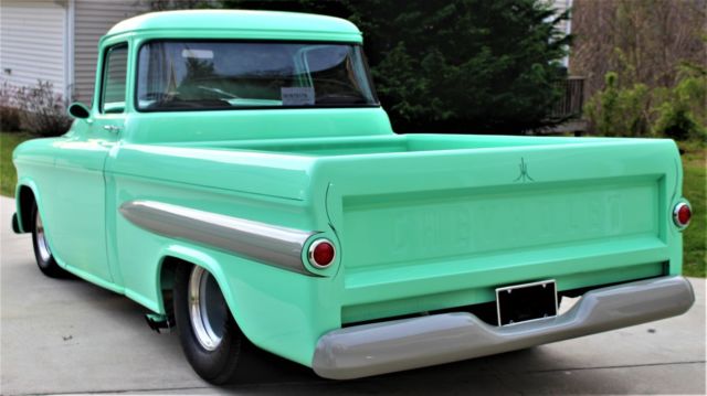 1955 SURF GREEN Chevrolet Other Pickups BIG BACK WINDOW CAB