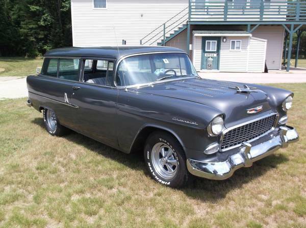 1955 Gray Chevrolet One-Fifty Series Wagon