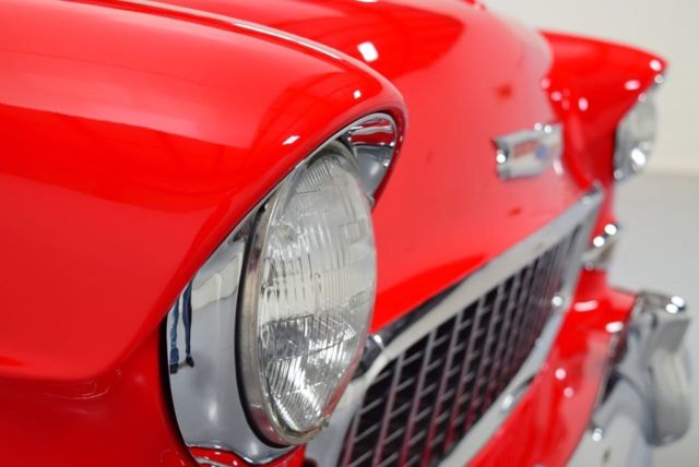1955 Red Chevrolet Bel Air/150/210 Wagon