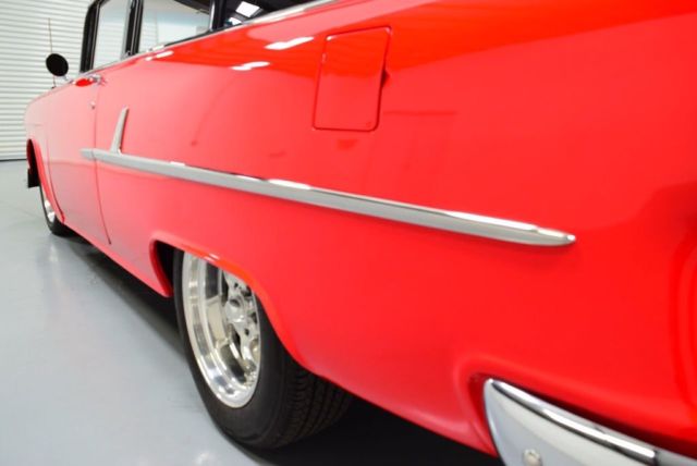 1955 Red Chevrolet Bel Air/150/210 Wagon