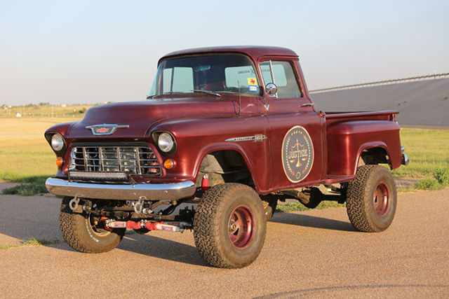 1955 Burgundy Chevrolet Other Pickups Standard Cab Pickup