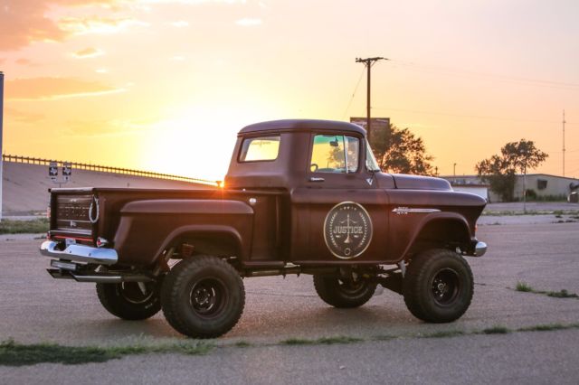 1955 Burgundy Chevrolet Other Pickups Standard Cab Pickup