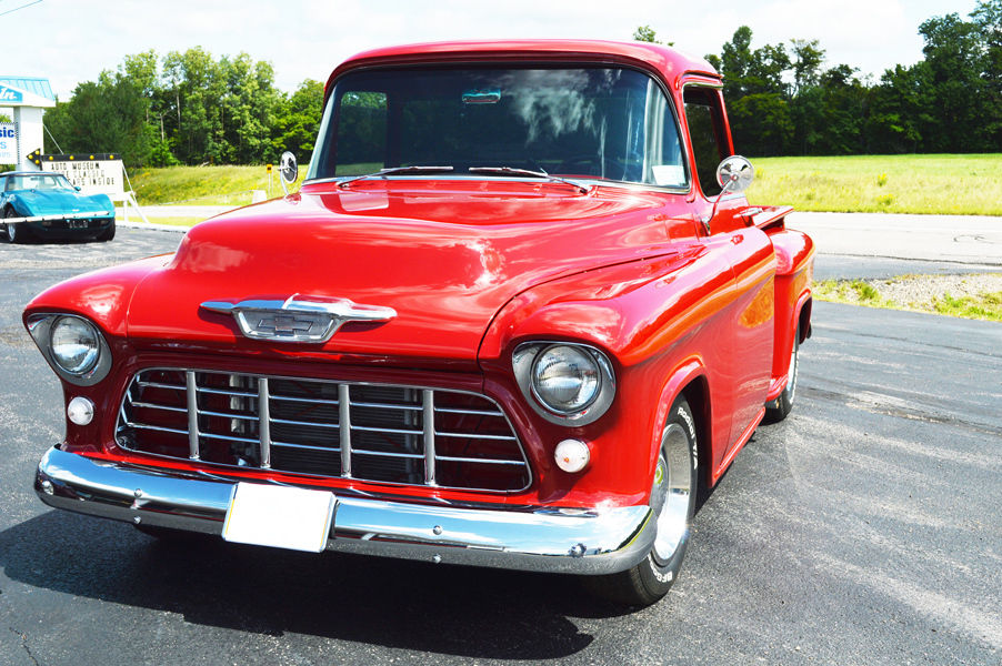 1955 Chevrolet PICKUP LT1 , LEATHER, A/C , 700 R4 for sale in Malone