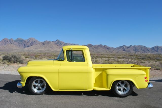 1955 Yellow Chevrolet Pickup