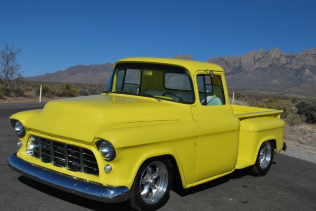 1955 Yellow Chevrolet Pickup