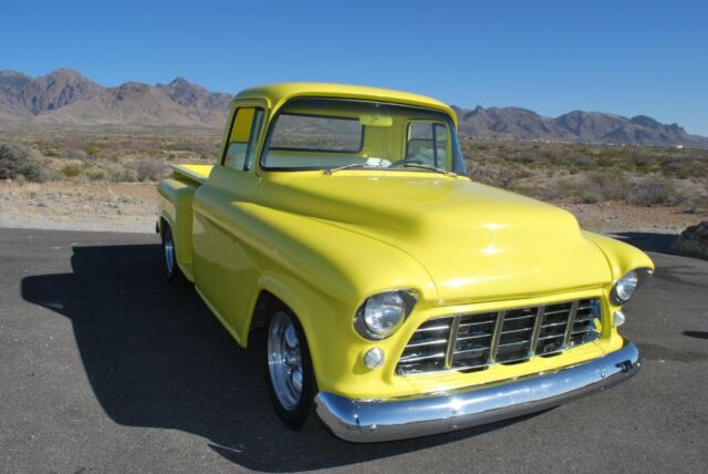 1955 Yellow Chevrolet Pickup