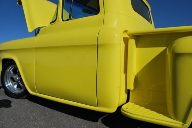 1955 Yellow Chevrolet Pickup