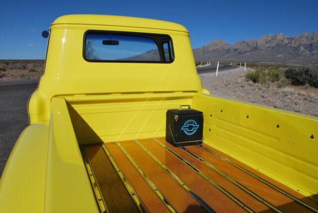 1955 Yellow Chevrolet Pickup
