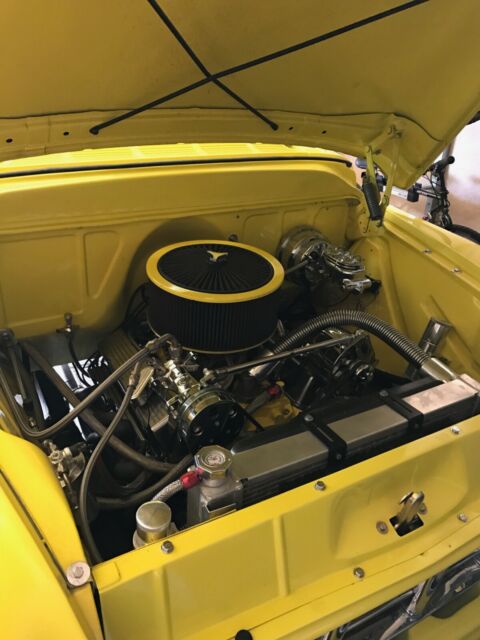 1955 Yellow Chevrolet Pickup