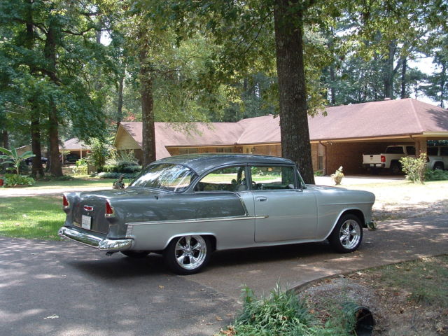 1955 Silver / Gray Chevrolet Bel Air/150/210