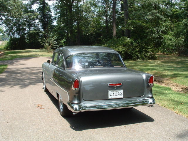 1955 Silver / Gray Chevrolet Bel Air/150/210