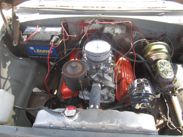 1955 white Chevrolet Bel Air/150/210 station wagon