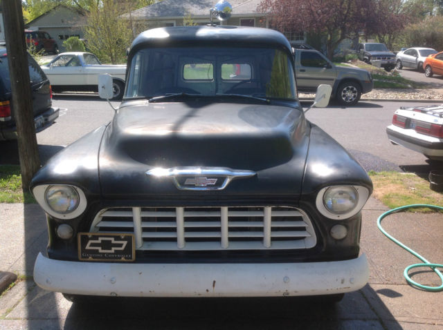 1955 black Chevrolet Other Pickups Standard Cab Pickup