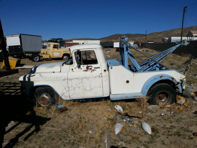 1955 white / blue Chevrolet Other Pickups Standard Cab Pickup