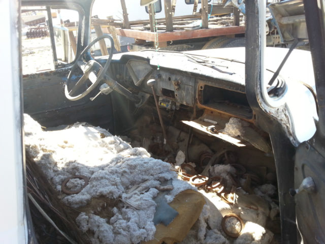 1955 white / blue Chevrolet Other Pickups Standard Cab Pickup