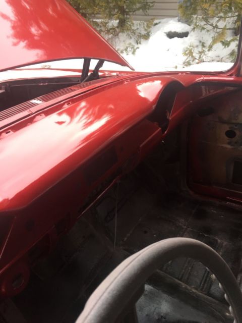 1955 Burgundy Chevrolet Bel Air/150/210 Coupe