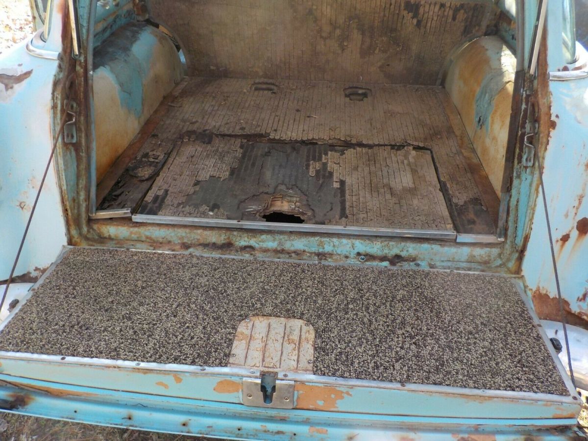 1955 Blue Chevrolet Bel Air/150/210 Wagon