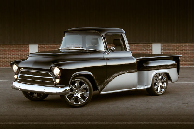 1955 Black Chevrolet Other Pickups Pickup Truck
