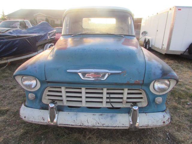 1955 Blue Chevrolet Other Pickups Extended Crew Cab Pickup
