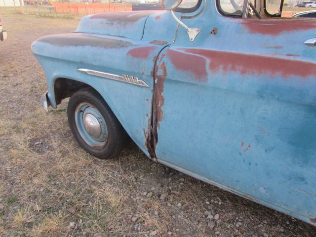 1955 Blue Chevrolet Other Pickups Extended Crew Cab Pickup