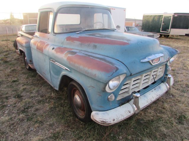 1955 Blue Chevrolet Other Pickups Extended Crew Cab Pickup