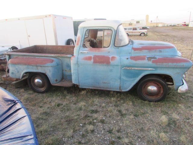 1955 Blue Chevrolet Other Pickups Extended Crew Cab Pickup