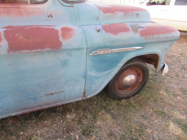 1955 Blue Chevrolet Other Pickups Extended Crew Cab Pickup