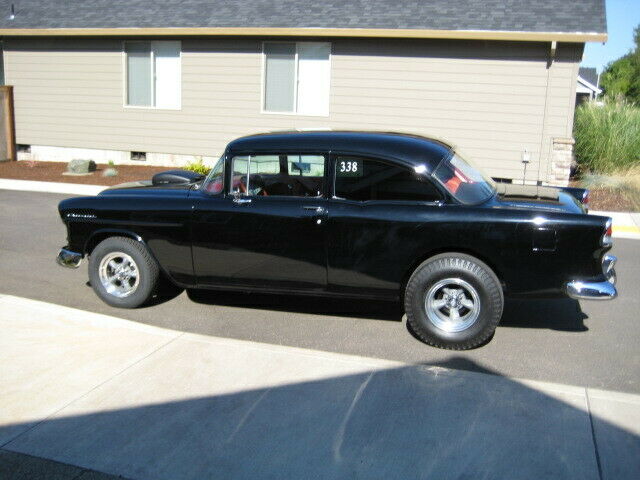 1955 black Chevrolet Bel Air/150/210