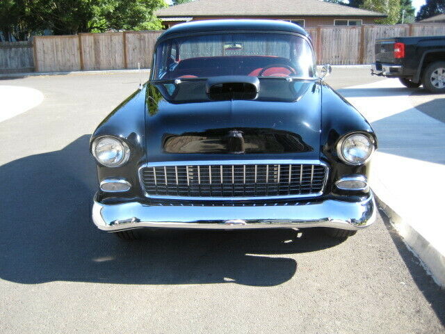 1955 black Chevrolet Bel Air/150/210