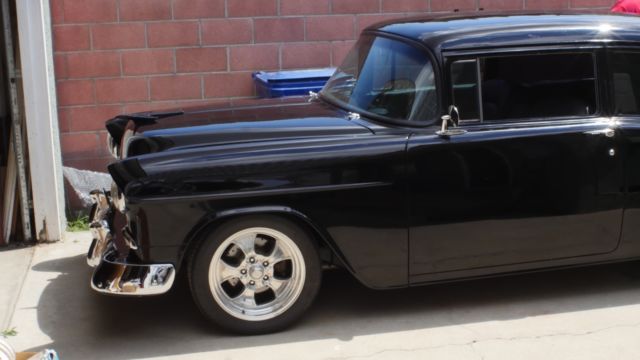 1955 Black Chevrolet Bel Air/150/210 Coupe