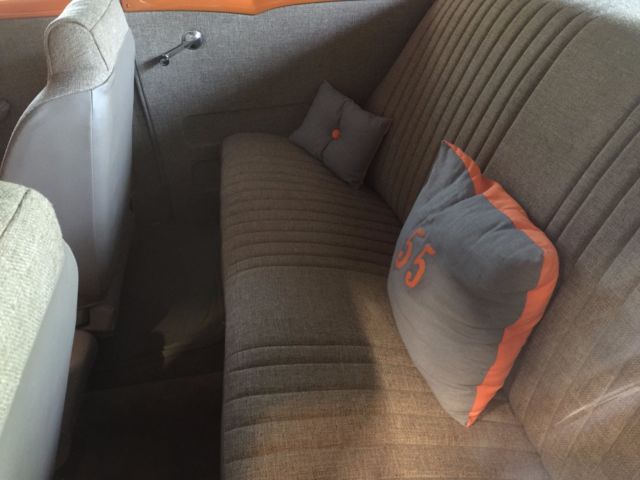 1955 Orange/Silver Chevrolet Bel Air/150/210 Coupe