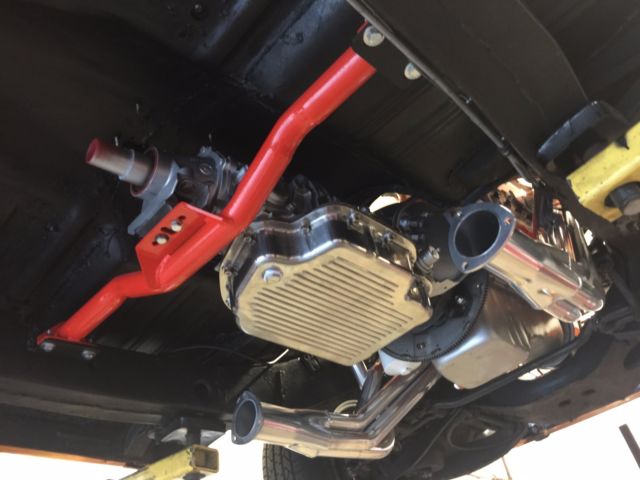 1955 Orange/Silver Chevrolet Bel Air/150/210 Coupe