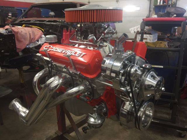 1955 Orange/Silver Chevrolet Bel Air/150/210 Coupe