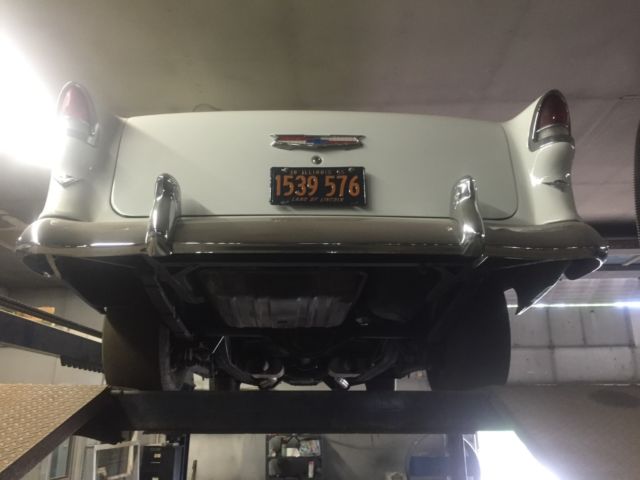 1955 Blue Chevrolet Bel Air/150/210 2 door