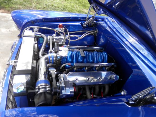 1955 MET BLUE Chevrolet Bel Air/150/210 1955 CHEV 150 PRO STREET CUSTOM