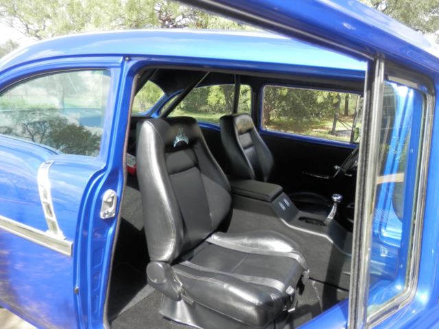 1955 MET BLUE Chevrolet Bel Air/150/210 1955 CHEV 150 PRO STREET CUSTOM