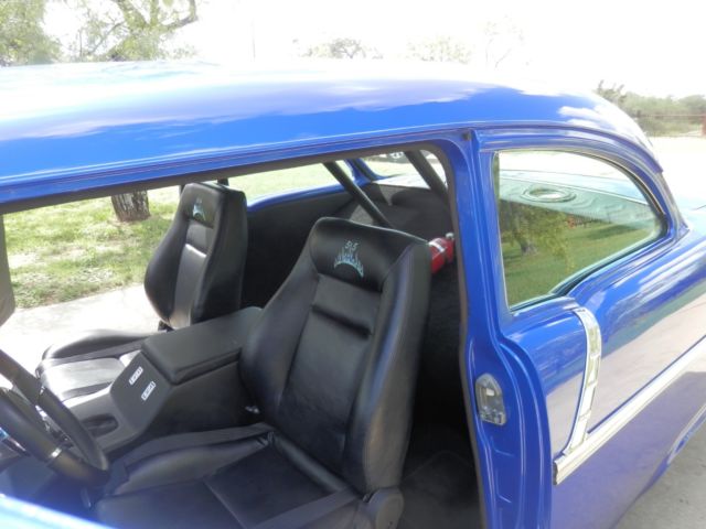 1955 MET BLUE Chevrolet Bel Air/150/210 1955 CHEV 150 PRO STREET CUSTOM