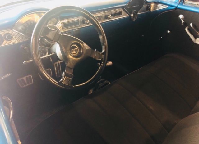 1955 Blue Chevrolet Bel Air/150/210 2 Door