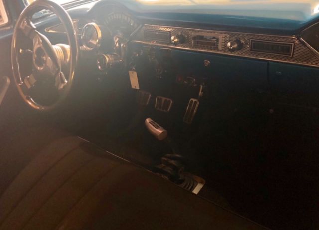 1955 Blue Chevrolet Bel Air/150/210 2 Door