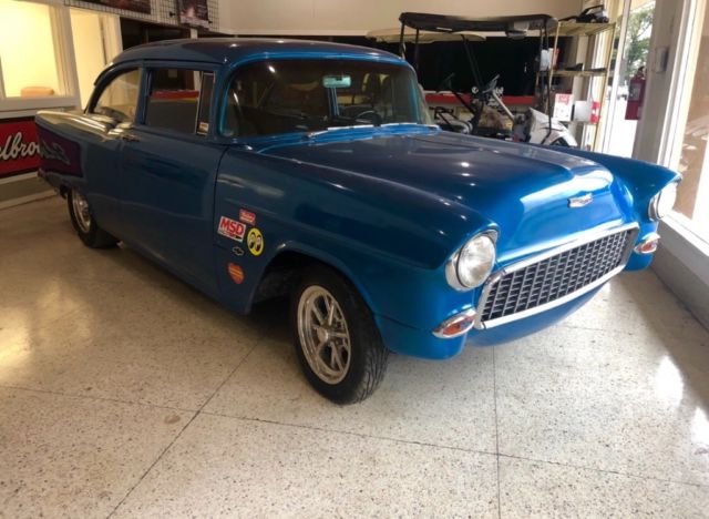 1955 Blue Chevrolet Bel Air/150/210 2 Door