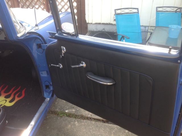 1955 Blue Chevrolet Bel Air/150/210 Sedan