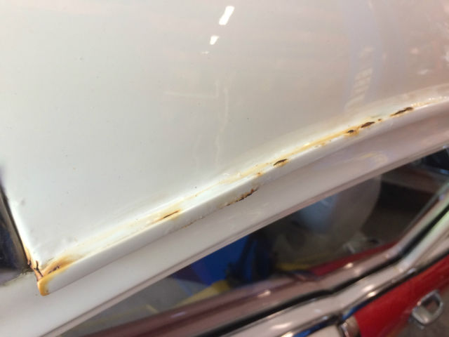 1955 red/white Chevrolet Bel Air/150/210 Coupe